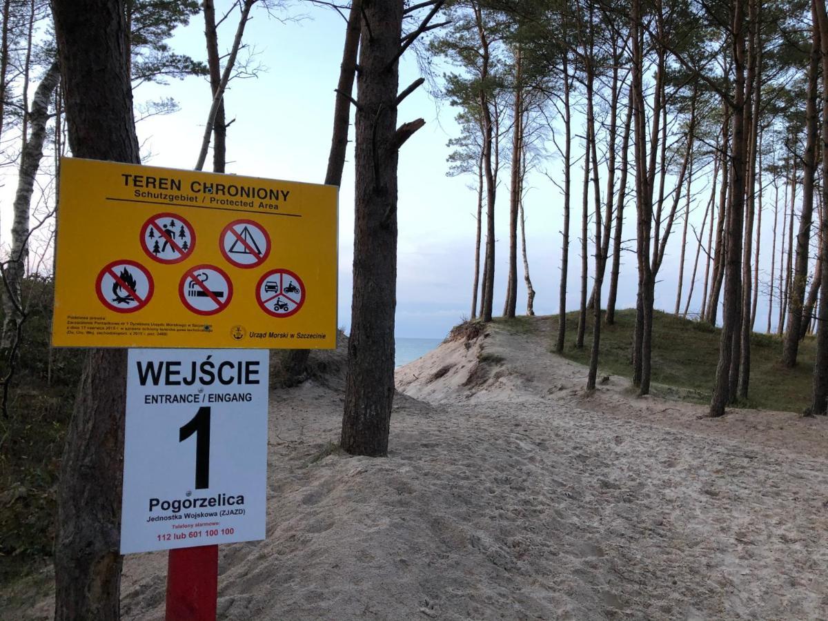 Domek pod lasem Pogorzelica  Exteriér fotografie